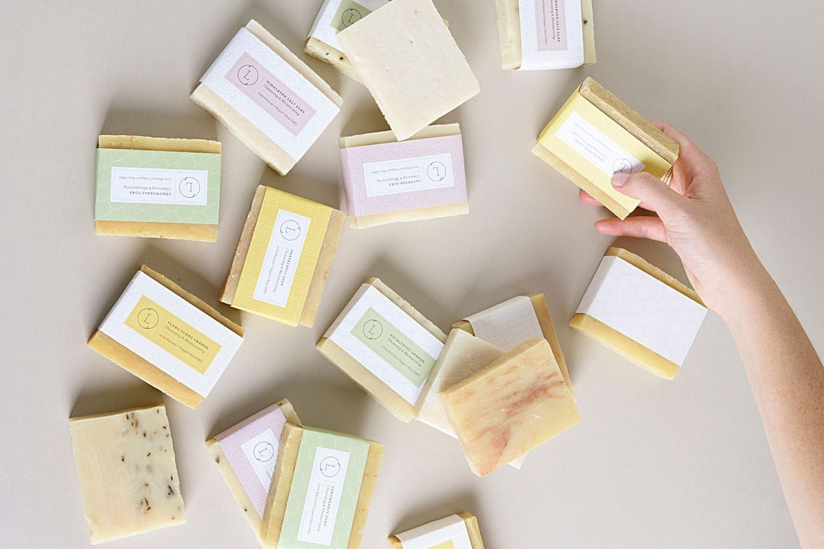 2x Natural Cold Process Soap Bar with Essential oils by Lizush – Vegan ...